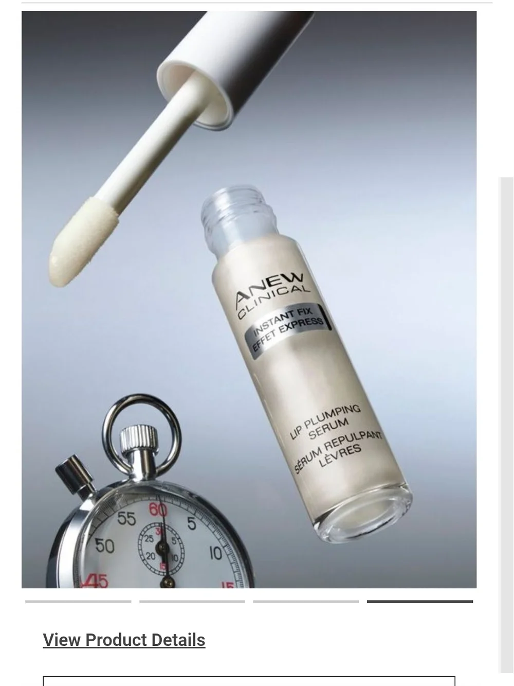 Avon Anew Clinical Instant Fix Lip Plumping Serum - White